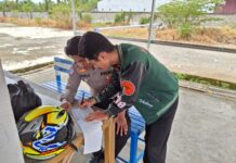 Satlantas Polres Pasangkayu Tertibkan Knalpot Brong