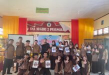 Sat Res Narkoba Pasangkayu Ingatkan Pelajar SMAN 2 Pasangkayu agar terhindar dari Perundungan & Narkoba.