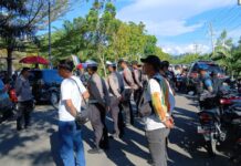 Polres Pasangkayu Laksanakan Pengamanan Dan Pengawalan Pemberangkatan Jemaah Haji