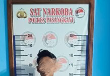 2 Warga Tikke Raya Tertangkap di Kos-Kosan Karena Miliki Sabu.
