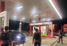 Polsek Pasangkayu Laksanakan Patroli Blue Light untuk Pantau Situasi Kamtibmas