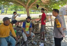 Cegah Premanisme, Polsek Bambalamotu Tingkatkan Patroli Dan Himbau Warga Jaga Kamtibmas