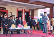 Kabag Ops Polres Pasangkayu Hadiri Upacara Peringatan Hari Kebangkitan Nasional ke-117 di Halaman Kantor Bupati