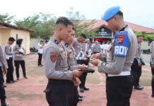 Gaktiblin oleh Bid Propam Polda Sulbar di Polres Pasangkayu dan Jajaran,