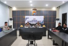 Sie Humas Polres Pasangkayu Terima Tim Supervisi Bid Humas Polda Sulbar