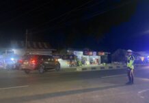 Sat Lantas Polres Pasangkayu Patroli Blue Light Ciptakan Kondusifitas di Jalan Raya