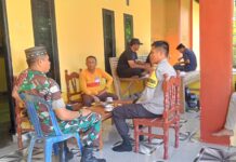 Sambang Humanis di Kalola Wujud Sinergi TNI-Polri dan Warga Jaga Kamtibmas