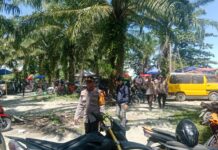 Kapolsek Sarudu Pantau Tempat Wisata, Beri Himbauan Kepada Pengunjung