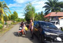 Bhabinkamtibmas Polsek Bambalamotu Pengamanan dan Pengaturan di Pasar Tradisional