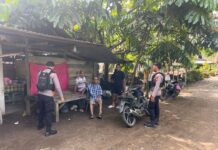 Satuan Samapta Polres Pasangkayu Terus Menggelar Patroli Dialogis Cipta Kamtibmas Ke Lokasi Aktivitas Warga