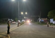 Amankan Jalur Pawai Malam Takbiran Idul Adha, Polres Pasangkayu Siagakan Personel