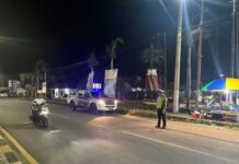 Ciptakan Keamanan dan Kenyamanan di Tengah Masyarakat Sat lantas Polres Pasangkayu Gencarkan Patroli Blue Light