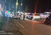 Malam Aman Bersama Blue Light Patroli Satlantas Polres Pasangkayu