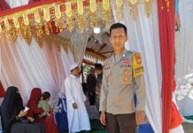Bhabinkamtibmas Desa Patika Laksanakan Pengamanan Pesta Pernikahan Warga Di Dusun Latansa