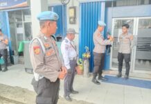 Pam Lakukan Pengecekan Objek Vital Perbankan Di Wilayah Pasangkayu