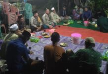 Bhabinkamtibmas Polsek Sarudu Hadiri Zikir Bersama Warga, Sampaikan Pesan Kamtibmas Penuh Empati