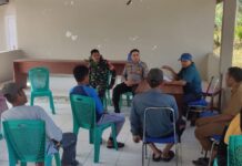 Sambang Dan Koordinasi Polsek Bambalamotu: Antisipasi Cuaca Ekstrem Demi Keselamatan Warga Pesisir