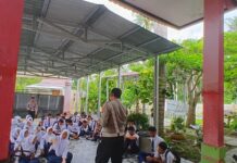 Sadar Lalu Lintas Sejak Dini, Sat Lantas Polres Pasangkayu Sambangi SMPN 4 Pasangkayu