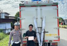 Sat Lantas Polres Pasangkayu Tindak Pelanggaran Over Loading dan Over Dimensi, Edukasi Keselamatan Jadi Prioritas