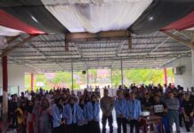 Sadar Sejak Dini, Bhabinkamtibmas Sosialisasikan Bahaya Judi Online di SMAN 1 Bambalamotu