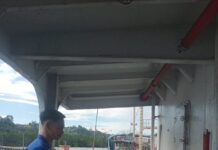 Personil Polairud Polres Pasangkayu Laksanakan Giat Pengawasan Dan Himbauan Kamtibmas Di Sekitar Pelabuhan Tanjung Bakau