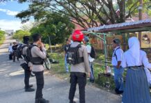Derap Langkah Sat Samapta Polres Pasangkayu Sisir Titik Rawan di Jantung Kota Pasangkayu