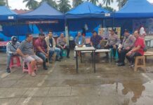 Pemantauan Dan Pengamanan Turnamen Kapolres Cup I Di Desa Tikke Raya 