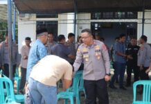 Kapolres Pasangkayu Hadiri Tahlilan 3 Hari Almarhum IPTU Usman, Wujud Penghormatan dan Kepedulian Jajaran Polres