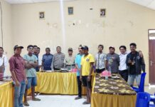 Bhabinkamtibmas Polsek Baras Hadiri Rapat Karang Taruna, Tekankan Pentingnya Toleransi Sosial