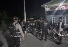 Cegah Gangguan Kamtibmas, Sat Samapta Polres Pasangkayu Gencarkan Patroli Malam