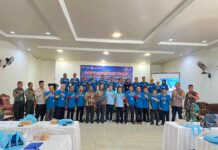 Atasi Blankspot, Bhabinkamtibmas Hadiri Rakor Teknis Pemasangan Internet Starlink di Pasangkayu