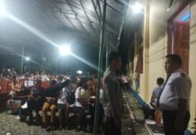 Bhabinkamtibmas Polsek Bambalamotu Amankan Ibadah Hari Rohani Pemuda Se-Divisi Manggala