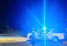 Meski Cuaca Kurang bersahabat, Sat Lantas Polres Pasangkayu Tetap Giat Patroli Blue Light