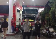 Blue Light Patroli Polsek Bambalamotu Dan Polsubsektor Sarjo Ciptakan Rasa Aman Di Malam Hari