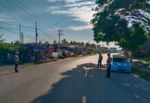 Kasi Propam Polres Pasangkayu Lakukan Pengecekan Mobile Giat “Commander Wish” Personil Lalu Lintas