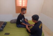 Kepedulian Bripda Roy Andhy Lesmana Dor to dor Kerumah Personel Sakit Demi Kesehatan dan Jiwa Korsa