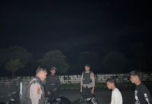 Malam Aman, Masyarakat Tenang: Samapta Polres Pasangkayu Sisir Titik Rawan Hingga Larut