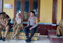 Cegah Dini Gangguan Kamtibmas, Bhabinkamtibmas Polsek Bambalamotu Sambangi SMKN 1 Bambalamotu