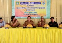 Polsek Baras Hadiri Rembuk Stunting Di Desa Singgani Untuk Tekan Angka Stunting Tahun 2025