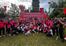 Sinergi Polsek Sarudu, Pemerintah Desa Dapurang, dan Masyarakat Meriahkan Lomba Semarak HUT ke-80 RI