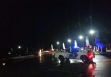 Blue Light Patroli Satlantas Polres Pasangkayu Tetap Berjalan Meski Cuaca Tak Bersahabat