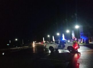 Blue Light Patroli Satlantas Polres Pasangkayu Tetap Berjalan Meski Cuaca Tak Bersahabat