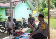 Polsek Baras Gelar Sambang dan Himbauan Kamtibmas di Desa Karave