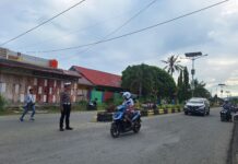 Patroli Rutin Satlantas Polres Pasangkayu Jaga Kamtibmas Dan Kelancaran Lalin Di Wilayah Kota Pasangkayu