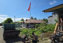 Kobarkan Semangat Merah Putih! Bhabinkamtibmas Polsek Bambalamotu Ajak Warga Letawa Sambut HUT RI ke-80 dengan Patriotisme Sejati