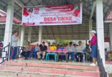 Bhabinkamtibmas Polsek Pasangkayu Hadiri Pembukaan Lomba Olahraga & Seni HUT RI ke-80 di Desa Tikke
