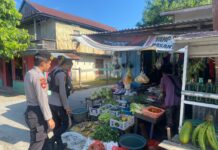 Patroli Semangat Merah Putih, Samapta Polres Pasangkayu Kawal Kota Menjelang HUT RI Ke-80