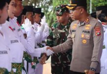 Kapolres Pasangkayu Hadiri Pengukuhan Paskibraka: Langkah Tegap Generasi Muda Sambut HUT RI ke-80″