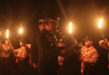 Cahaya Patriotisme di Malam Kemerdekaan, Kapolres Pasangkayu Pimpin Upacara Renungan Suci