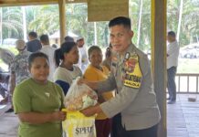 Bhabinkamtibmas Polsek Bambalamotu Hadiri Kegiatan Gerebek Kampung